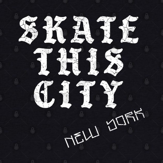 Skate This City New York by teecloud